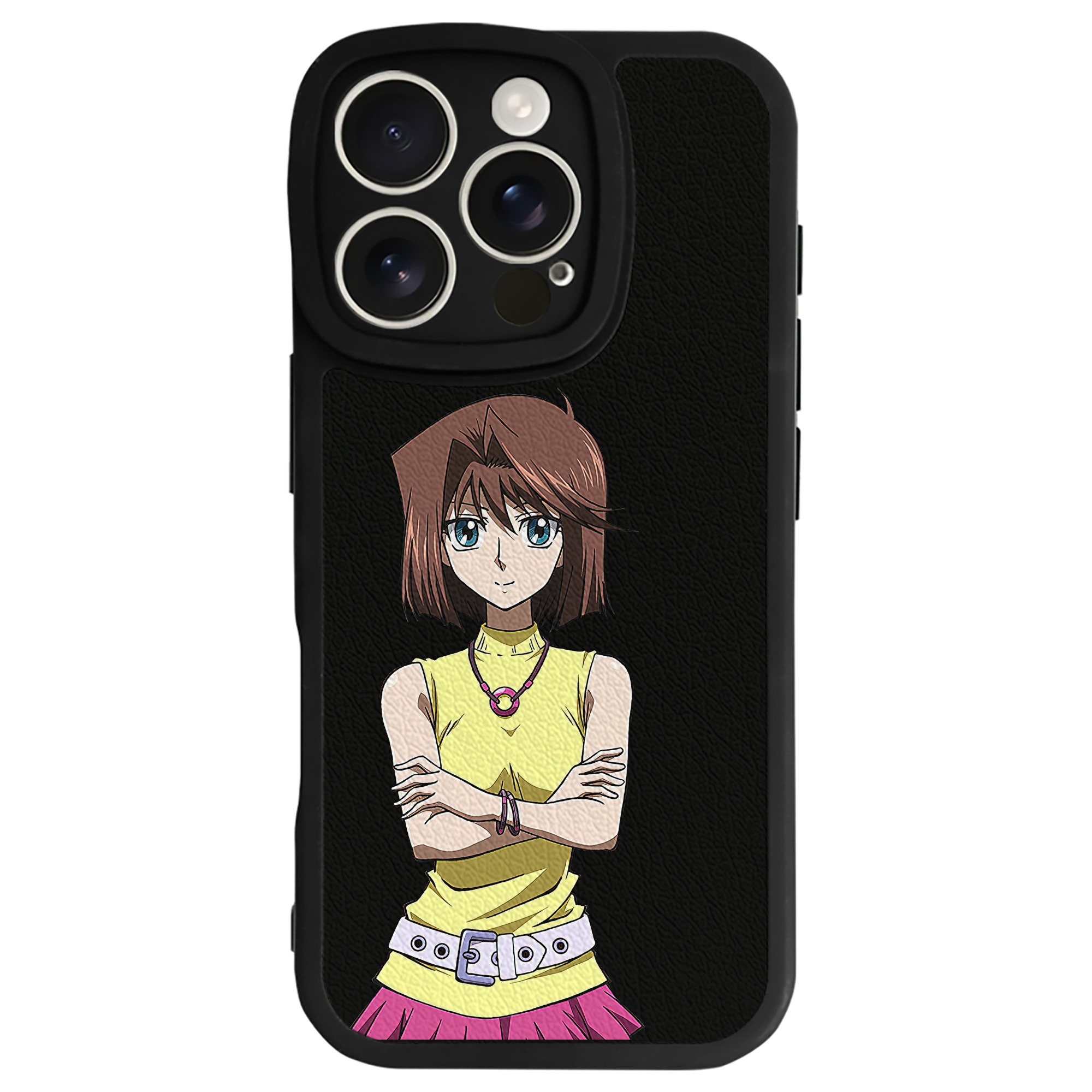 遊☆戯☆王 Yu-Gi-Oh! 【iPhone 16シリーズ対応】シリコンスマホケース（レザー調） 材質：シリコン